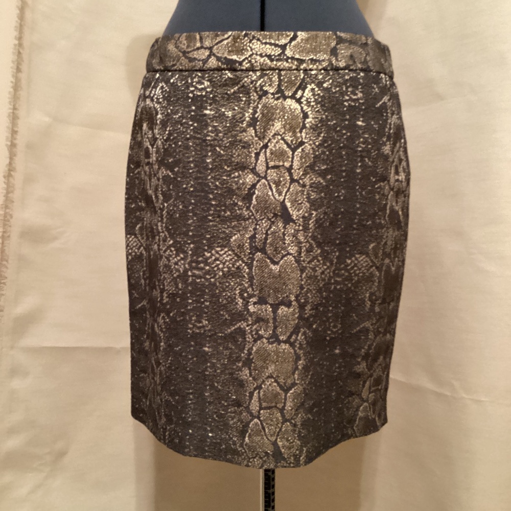 Worthington Snakeskin Print Pencil Skirt